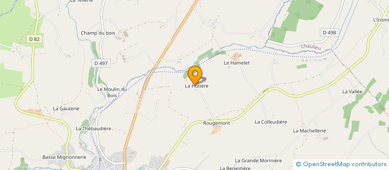 localisation de l'entreprise MADAME YVETTE LEMARTINEL  SOURDEVAL