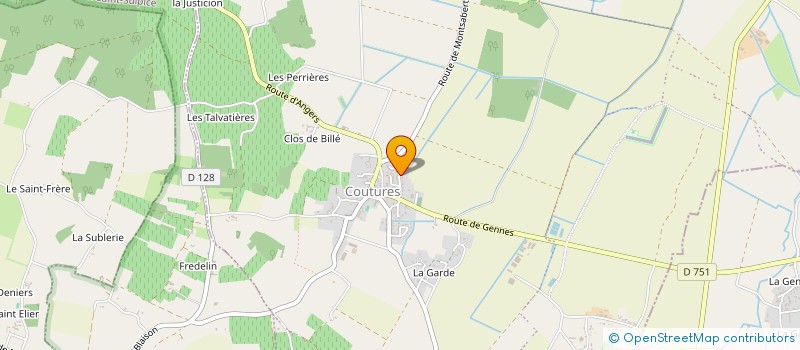 localisation de l'entreprise MADAME YVETTE LEMEUNIER à BRISSAC LOIRE AUBANCE