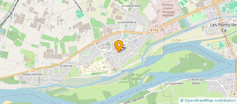 localisation de l'entreprise MADAME YVETTE LEQUE  SAINTE-GEMMES-SUR-LOIRE