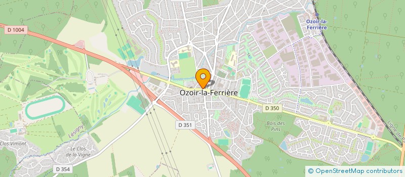localisation de l'entreprise MADAME YVETTE LEROY à OZOIR-LA-FERRIERE