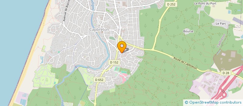 localisation de l'entreprise MADAME YVETTE LUCIUS  CAPBRETON