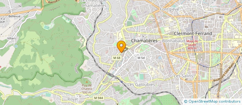 localisation de l'entreprise MADAME YVETTE MANGOT à CHAMALIERES
