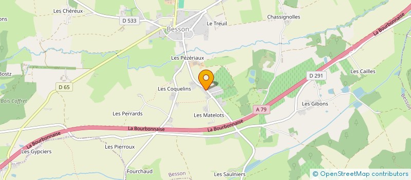 localisation de l'entreprise MADAME YVETTE MARTIN  SAINT-MENOUX