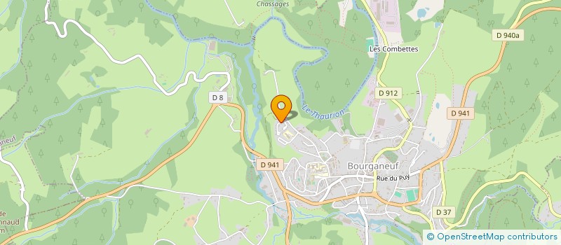 localisation de l'entreprise MADAME YVETTE MARTIN à BOURGANEUF