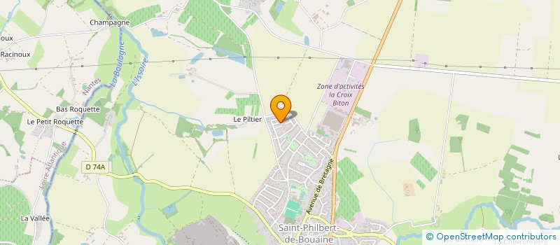 localisation de l'entreprise MADAME YVETTE MARTIN  SAINT-PHILBERT-DE-BOUAINE