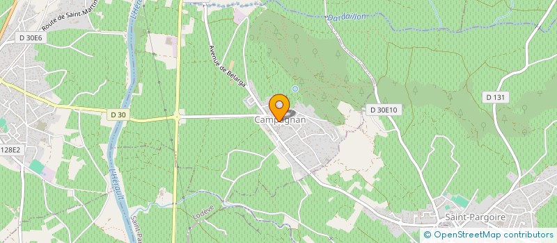 localisation de l'entreprise MADAME YVETTE MARTY  PUILACHER