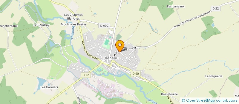 localisation de l'entreprise MADAME YVETTE MAZAMBA LEMBA  BLENEAU