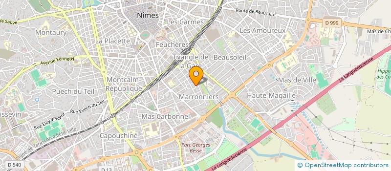 localisation de l'entreprise MADAME YVETTE MELEMEDJIAN  NIMES