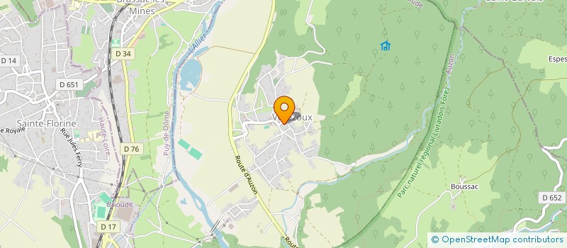 localisation de l'entreprise MADAME YVETTE MENUT  SAINT-HILAIRE