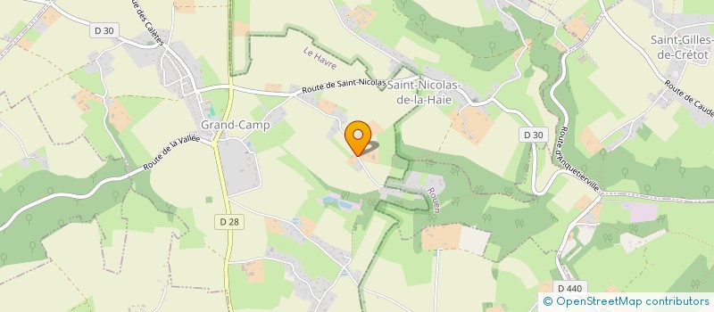 localisation de l'entreprise MADAME YVETTE METOT  GRAND-CAMP