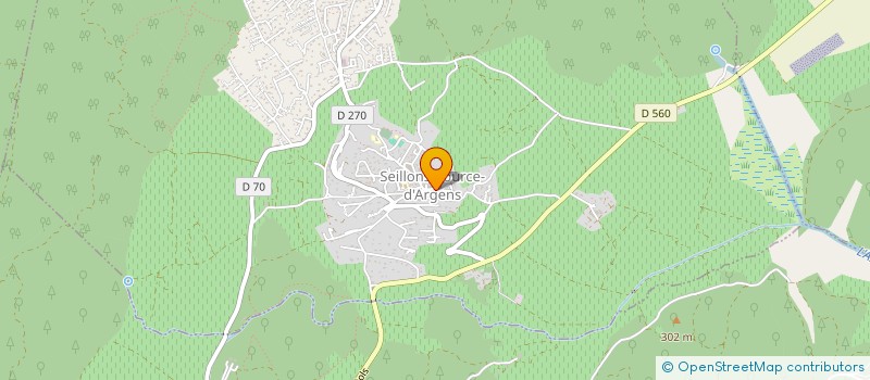 localisation de l'entreprise MADAME YVETTE METZ à SEILLONS-SOURCE-D'ARGENS