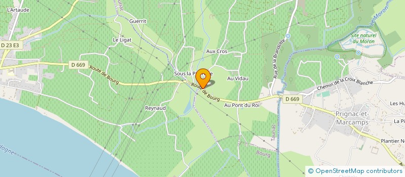 localisation de l'entreprise MADAME YVETTE MONCHANY  TAURIAC