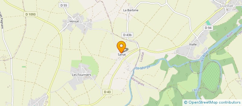 localisation de l'entreprise MADAME YVETTE MONTEL à MARINGUES