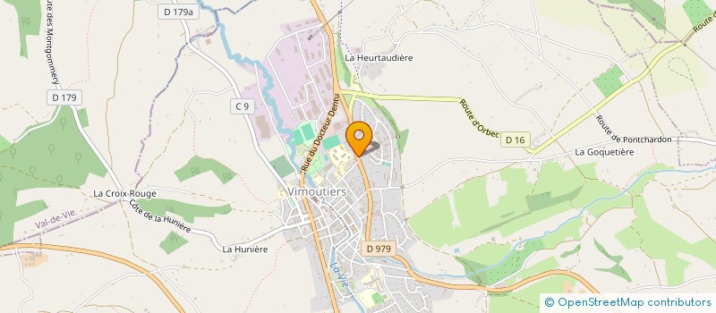 localisation de l'entreprise MADAME YVETTE MONTOUILLOT à VIMOUTIERS