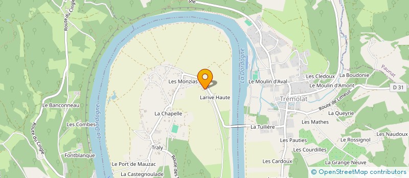 localisation de l'entreprise MADAME YVETTE MONZIE  CALES