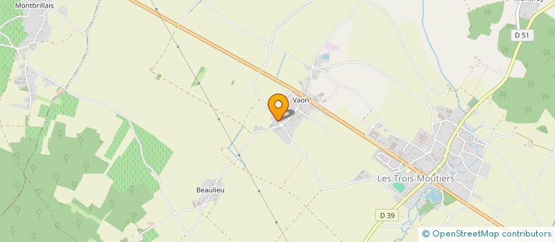 localisation de l'entreprise MADAME YVETTE MOREAU  SAIX