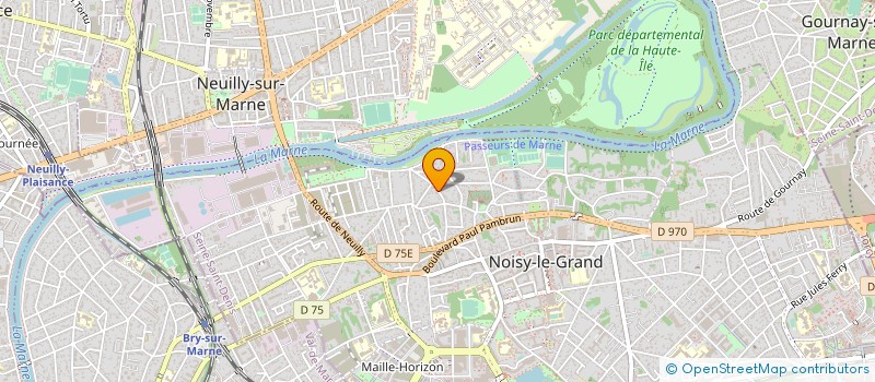 localisation de l'entreprise MADAME YVETTE MOREL à NOISY-LE-GRAND