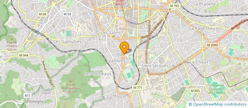 localisation de l'entreprise MADAME YVETTE MOREL  CLERMONT-FERRAND