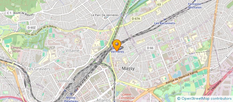 localisation de l'entreprise MADAME YVETTE MORGENTHALER à MASSY