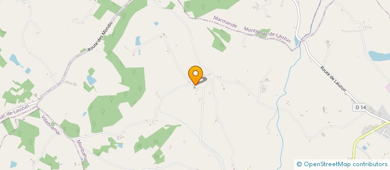 localisation de l'entreprise MADAME YVETTE MORVAN  MONBAHUS