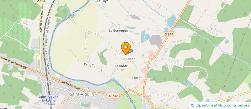 localisation de l'entreprise MADAME YVETTE MOTTARD  LA ROCHE CHALAIS