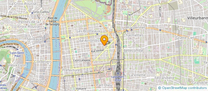 localisation de l'entreprise MADAME YVETTE ORCEL  LYON