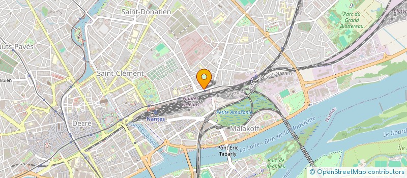 localisation de l'entreprise MADAME YVETTE PAGEAU à NANTES