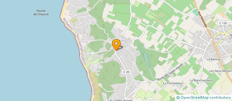 localisation de l'entreprise MADAME YVETTE PAJOT à SAINT-GEORGES-D'OLERON