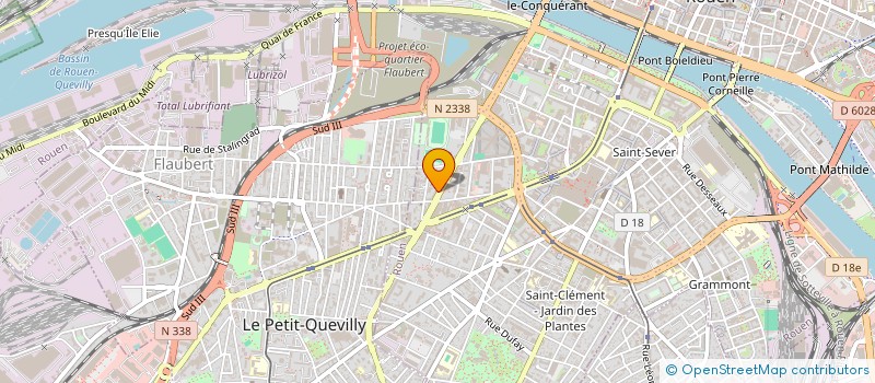 localisation de l'entreprise MADAME YVETTE PAPEQUE  ROUEN