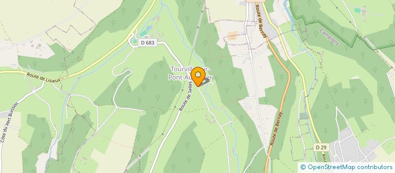 localisation de l'entreprise MADAME YVETTE PERIER  TOURVILLE-SUR-PONT-AUDEMER