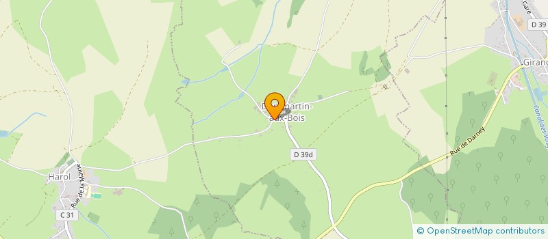 localisation de l'entreprise MADAME YVETTE PETITPOISSON à DOMMARTIN-AUX-BOIS