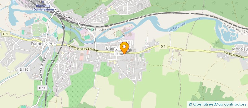 localisation de l'entreprise MADAME YVETTE PICHEREAU  BLAINVILLE-SUR-L'EAU