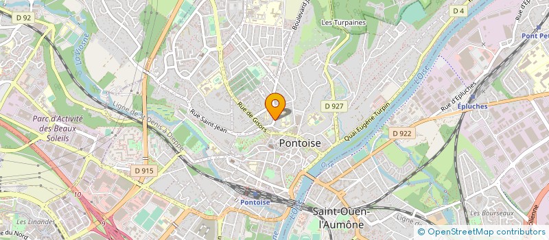 localisation de l'entreprise MADAME YVETTE PLAUDET  PONTOISE