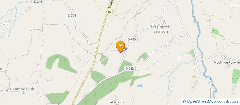 localisation de l'entreprise MADAME YVETTE PLET à FRESNAY-LE-SAMSON