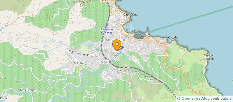 localisation de l'entreprise MADAME YVETTE POU  BANYULS-SUR-MER