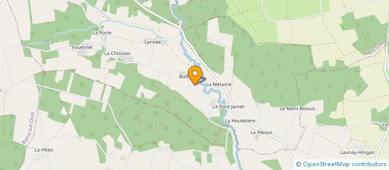 localisation de l'entreprise MADAME YVETTE POYAC à SIXT-SUR-AFF
