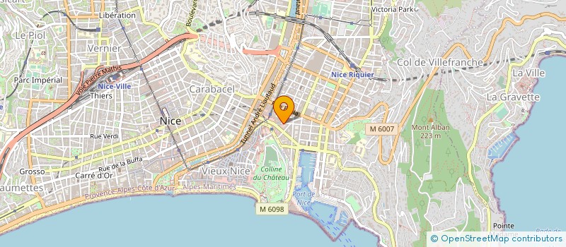localisation de l'entreprise MADAME YVETTE POZZI à NICE