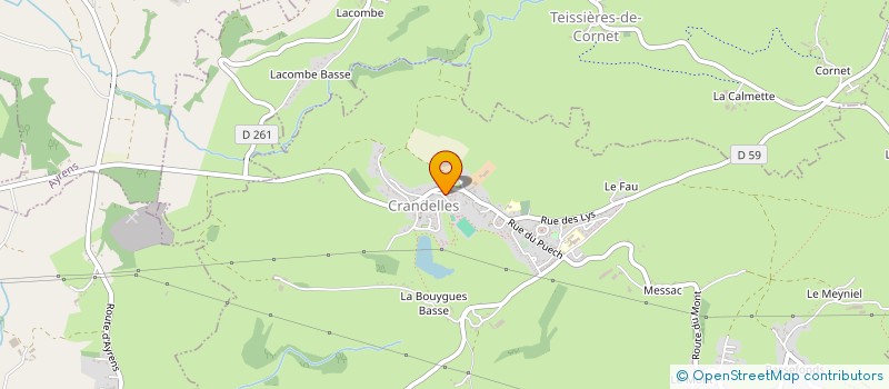 localisation de l'entreprise MADAME YVETTE PRAX à MARMANHAC