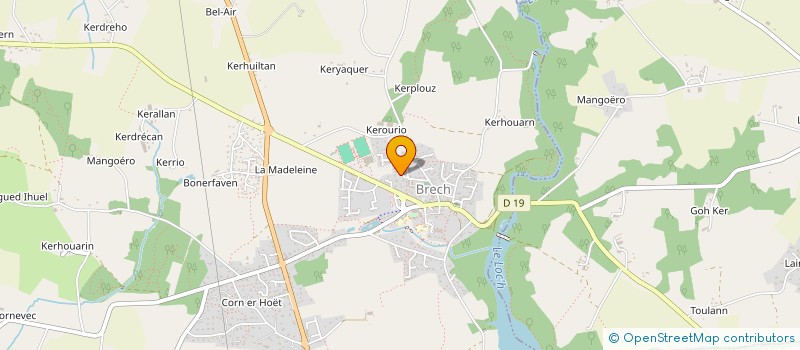 localisation de l'entreprise MADAME YVETTE QUELLEC  BRECH