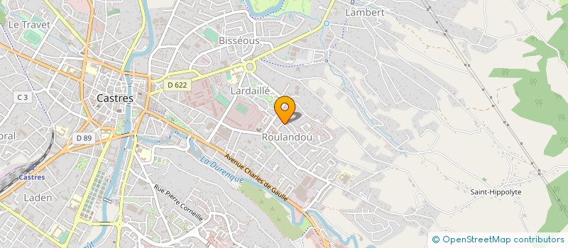 localisation de l'entreprise MADAME YVETTE RAMIERE  CASTRES