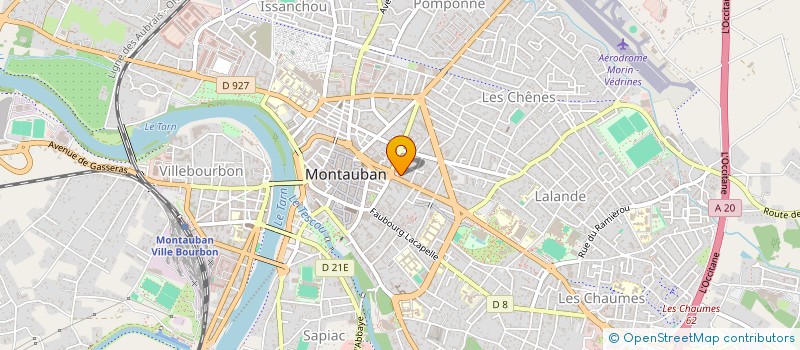 localisation de l'entreprise MADAME YVETTE RAMOND  MONTAUBAN
