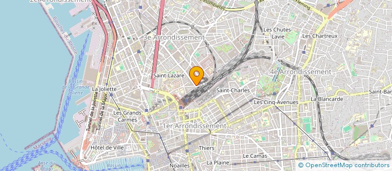 localisation de l'entreprise MADAME YVETTE RAYMOND à MARSEILLE