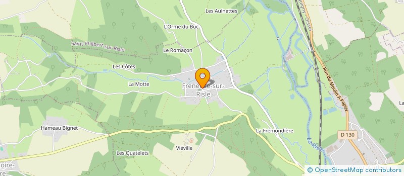 localisation de l'entreprise MADAME YVETTE RENARD  AUTHOU