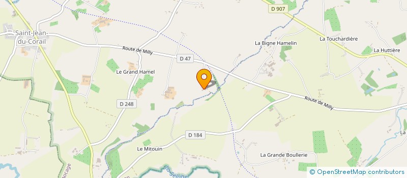 localisation de l'entreprise MADAME YVETTE RENNES à MORTAIN-BOCAGE