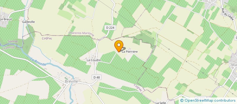 localisation de l'entreprise MADAME YVETTE ROBIN à VAL-DE-COGNAC