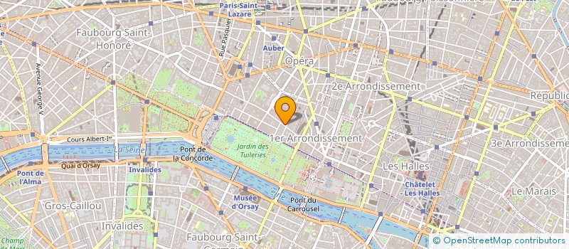 localisation de l'entreprise MADAME YVETTE ROCHE à PARIS
