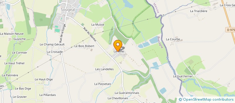 localisation de l'entreprise MADAME YVETTE ROCHER à SOUGEAL