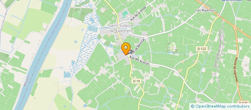 localisation de l'entreprise MADAME YVETTE ROLAIT  SAINT-SULPICE-DE-FALEYRENS
