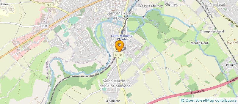localisation de l'entreprise MADAME YVETTE ROSSARD à SAINT-MAIXENT-L'ECOLE