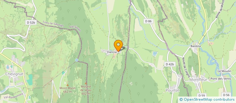 localisation de l'entreprise MADAME YVETTE ROUGEMONT  VAL SURAN